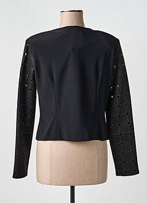 Veste casual col rond noir JOSEPH RIBKOFF femme