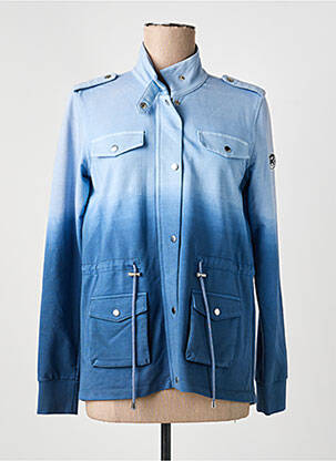 Veste casual coupe droite bleu ANANKE femme