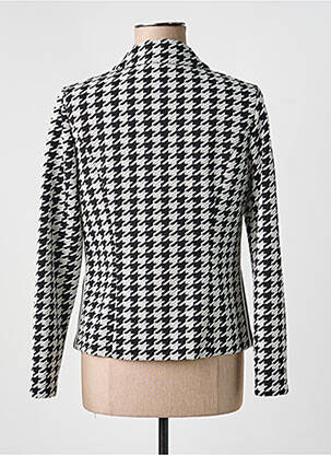 Veste casual col tailleur noir FRANK WALDER femme