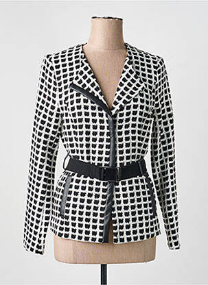 Veste casual coupe cintrée noir TUZZI femme