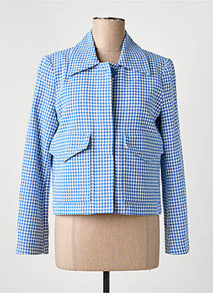 Veste casual coupe droite bleu IN WEAR femme