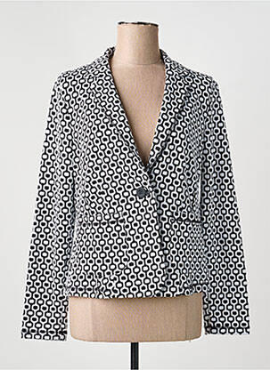 Veste casual coupe cintrée noir FRANK WALDER femme