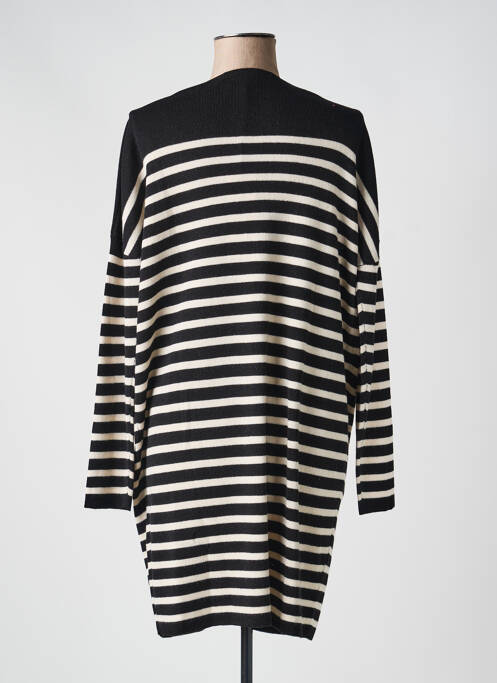 Robe pull coupe droite manches longues noir ANANKE femme