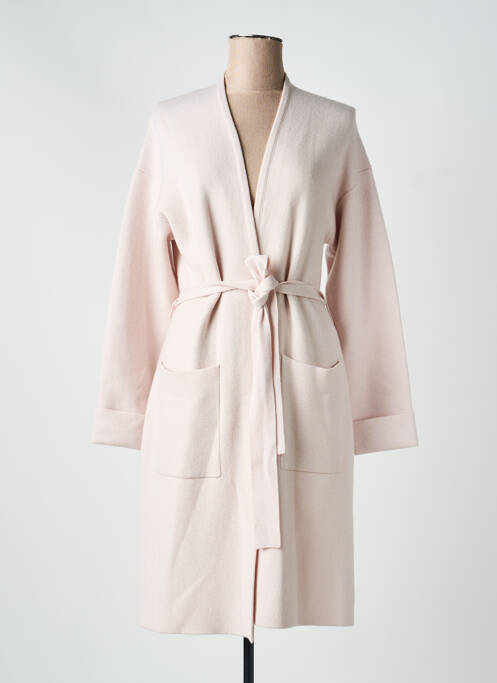 Gilet manches longues coupe cintrée beige CATNOIR femme