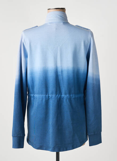 Veste casual coupe droite bleu ANANKE femme