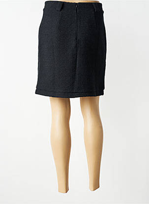 Jupe courte tissage tweed noir EVA KAYAN femme