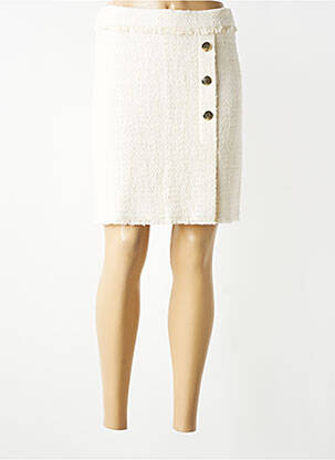 Jupe courte tissage tweed beige RRD (ROBERTO RICCI DESIGNS) femme