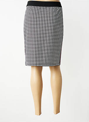 Jupe mi-longue stretch noir TUZZI femme