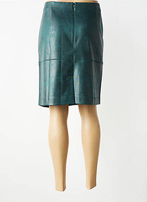 Jupe mi-longue stretch vert EVA KAYAN femme