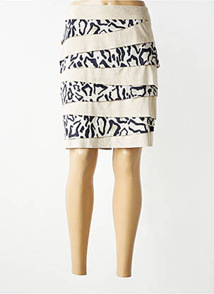 Jupe courte taille à pinces beige SPORTALM femme