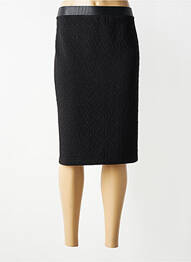 Jupe mi-longue taille haute noir GRIFFON femme