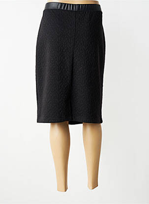 Jupe mi-longue stretch noir GRIFFON femme