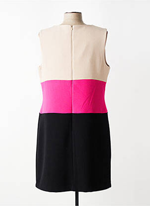Robe mi-longue sans manche sans manche rose FUEGO WOMAN femme