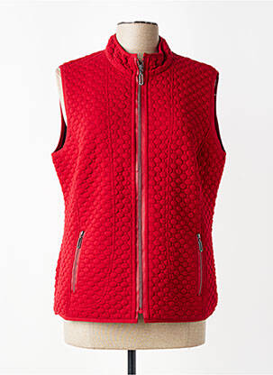 Gilet sans manche poches rouge RABE femme