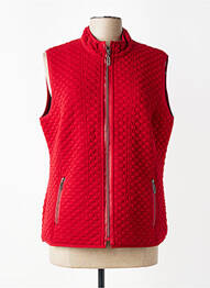 Gilet sans manche poches rouge RABE femme