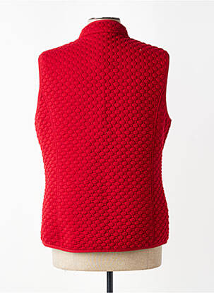 Gilet sans manche poches rouge RABE femme