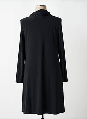 Robe mi-longue manches longues manches longues noir JOSEPH RIBKOFF femme