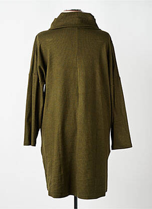 Robe mi-longue manches longues manches longues vert JOSEPH RIBKOFF femme