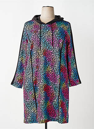 Robe mi-longue manches longues manches longues noir MERI & ESCA femme