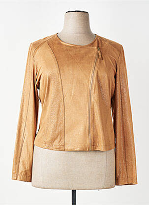 Veste chic col rond or EVA KAYAN femme