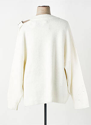 Pull resserrée sur le bas manches longues beige JOSEPH RIBKOFF femme