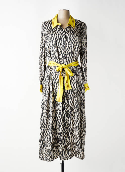 Robe longue manches longues manches longues noir CATNOIR femme