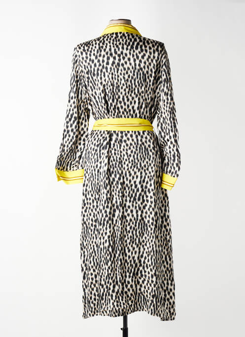 Robe longue manches longues manches longues noir CATNOIR femme