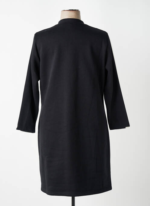 Robe mi-longue manches longues manches longues noir MERI & ESCA femme