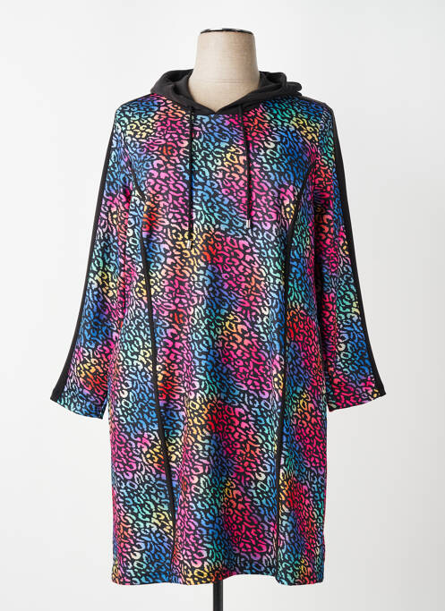Robe mi-longue manches longues manches longues noir MERI & ESCA femme