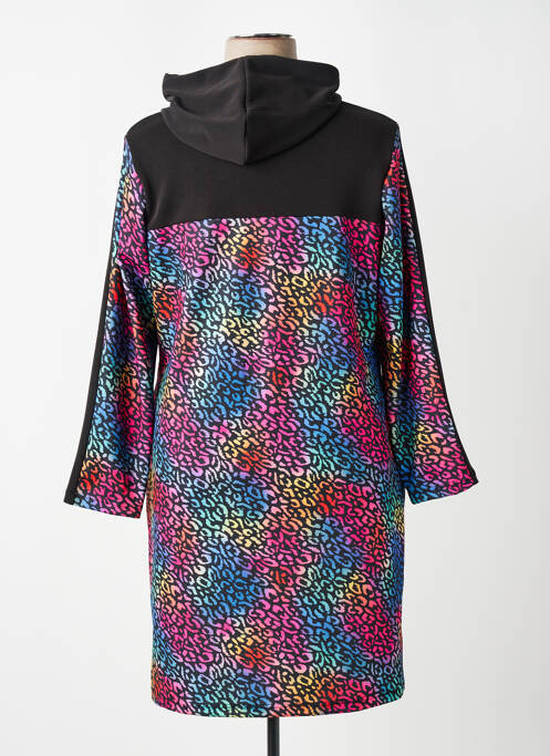 Robe mi-longue manches longues manches longues noir MERI & ESCA femme