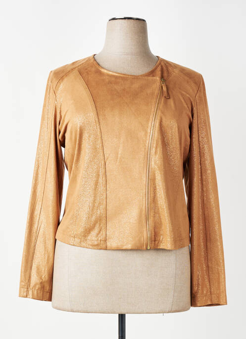Veste chic col rond or EVA KAYAN femme