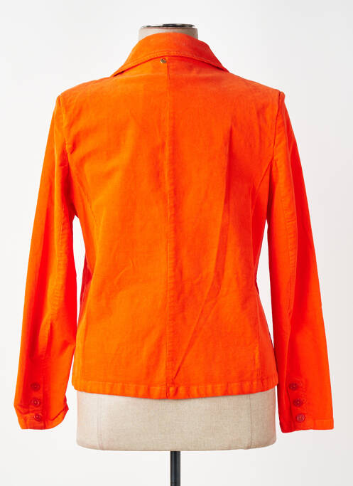 Blazer poches orange ÉTYMOLOGIE femme