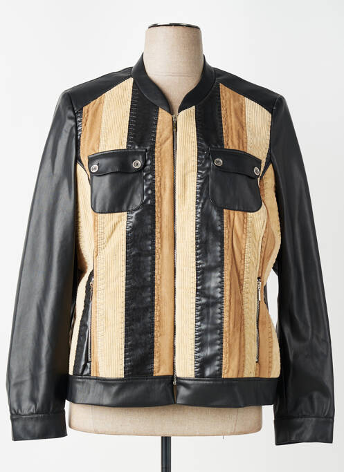 Veste casual epaulette noir MERI & ESCA femme