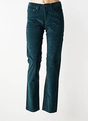 Pantalon slim stretch taille normale vert GRIFFON femme