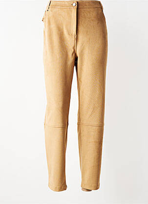 Pantalon slim taille normale taille normale beige FUEGO WOMAN femme