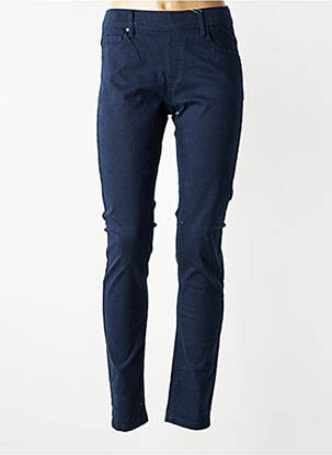 Pantalon slim taille élastique taille normale bleu GRIFFON femme