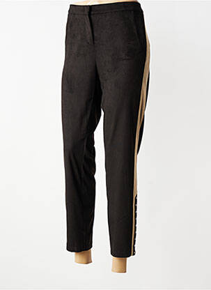 Pantalon 7/8 stretch taille normale noir TUZZI femme