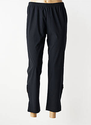 Pantalon 7/8 stretch taille normale noir FRANCK ANNA femme