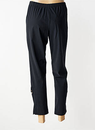 Pantalon 7/8 stretch taille normale noir FRANCK ANNA femme