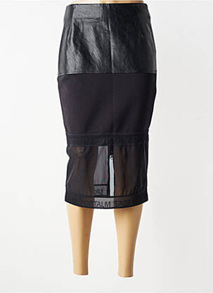 Jupe mi-longue taille à pinces noir SPORTALM femme