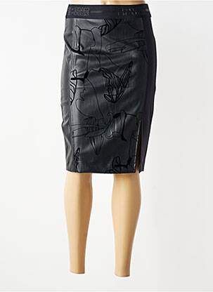 Jupe mi-longue coupe droite noir SPORTALM femme