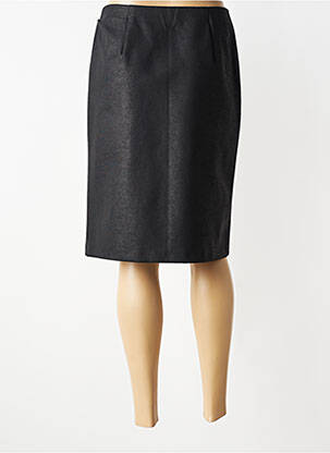 Jupe mi-longue stretch noir FRANK WALDER femme