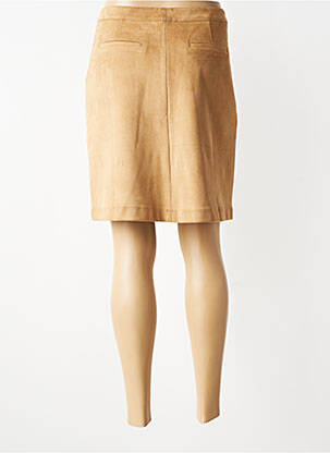Jupe courte taille à pinces beige FUEGO WOMAN femme