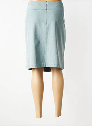 Jupe mi-longue taille à pinces bleu FUEGO WOMAN femme