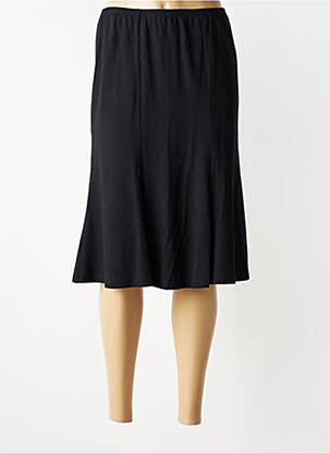 Jupe mi-longue stretch noir RABE femme