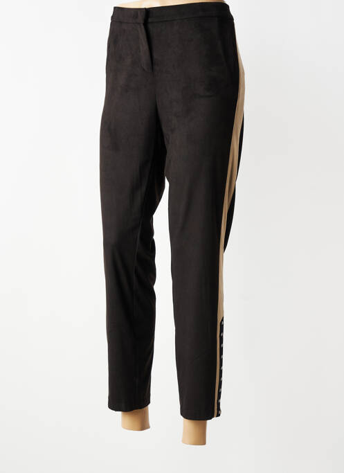 Pantalon 7/8 stretch taille normale noir TUZZI femme