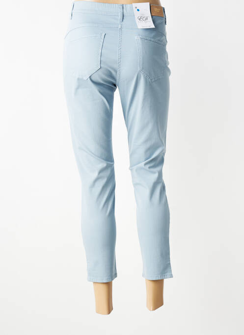 Pantalon 7/8 stretch taille normale bleu EAST DRIVE femme