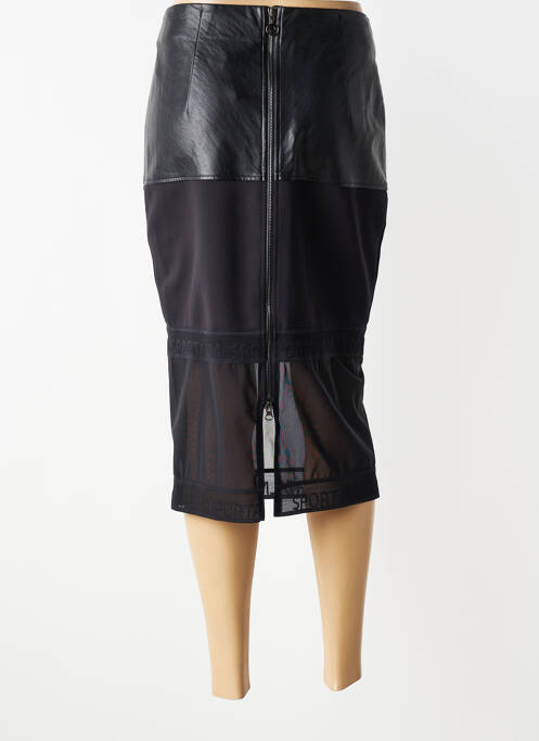 Jupe mi-longue taille à pinces noir SPORTALM femme