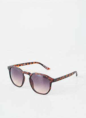 Lunettes de soleil marron EXCAPE unisexe