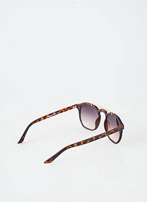 Lunettes de soleil marron EXCAPE unisexe